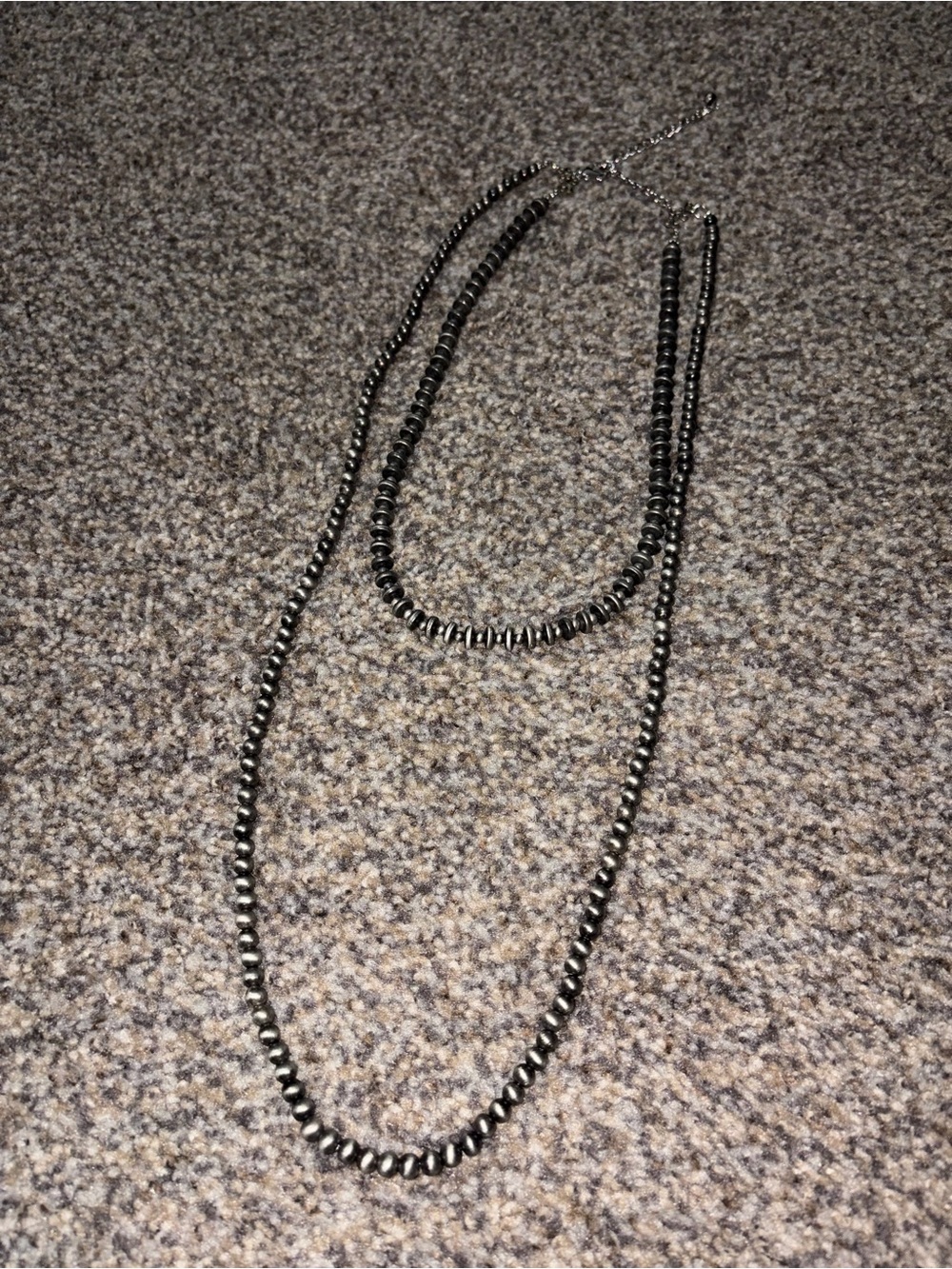 Women Navajo Pearl Layered Beaded Necklace